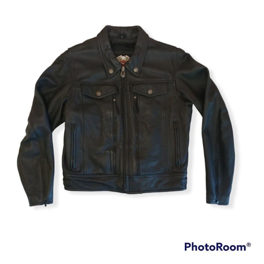 Women's Large L Harley-Davidson Leather Jacket 98122-03VW No Lining